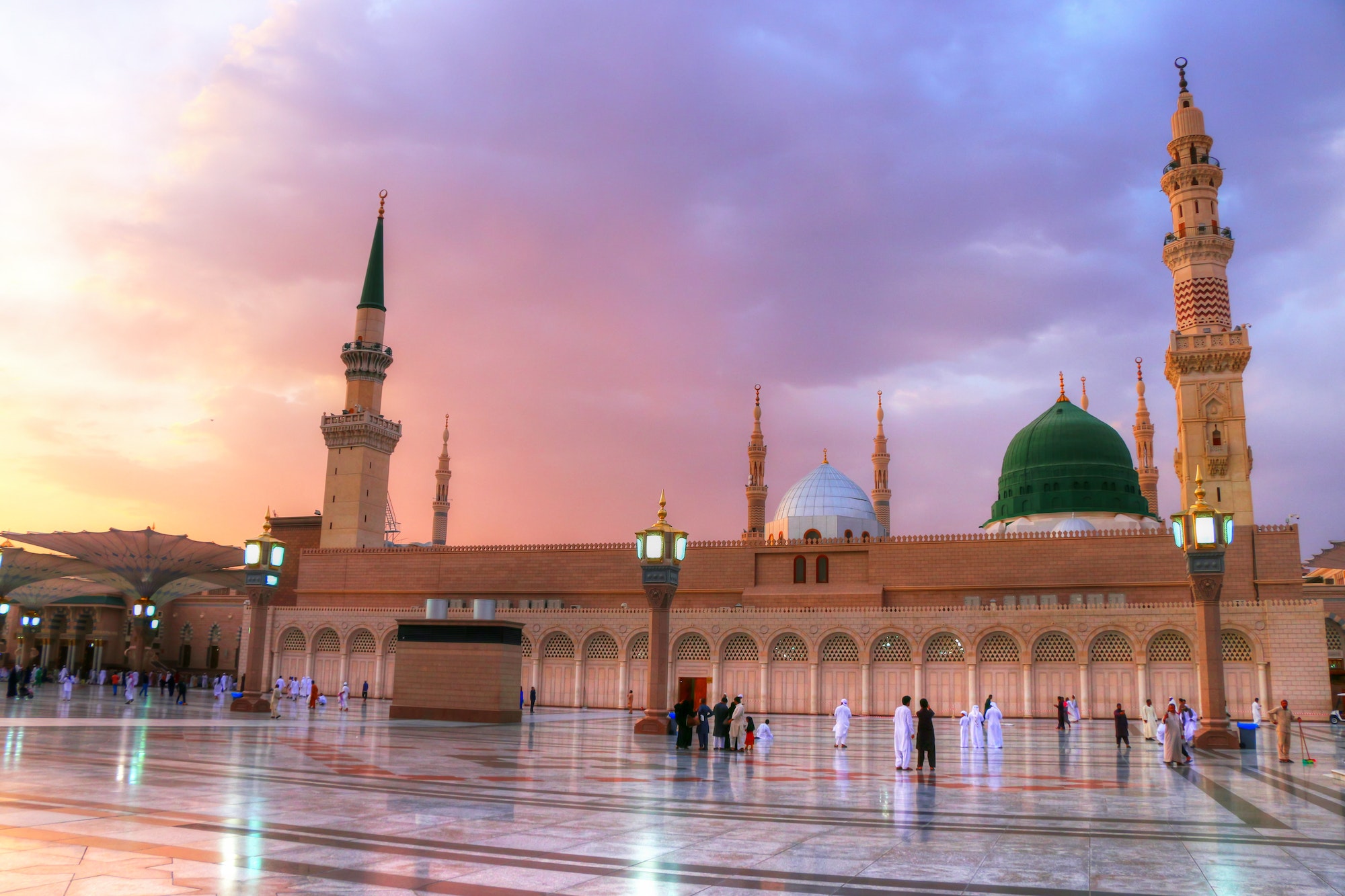 Prophet Mohammed Mosque , Al Masjid an Nabawi - Medina / Saudi Arabia